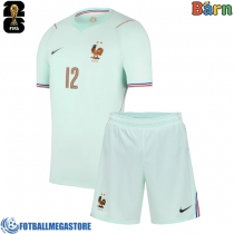 Fotballdrakt Barn Frankrike Randal Kolo Muani #12 Bortedraktsett VM 2026 Kortermet (+ Korte bukser)